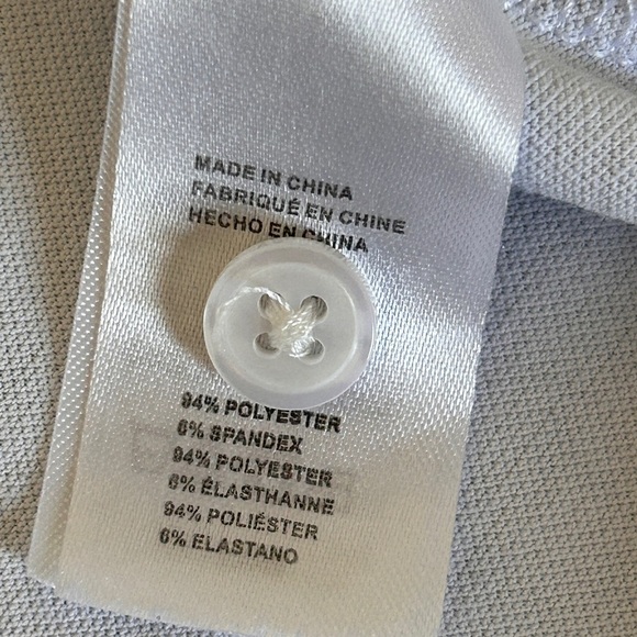 Kenneth Cole Men's Large Golf Polo Shirt Golf Tee all over Pattern Performance - Picture 9 of 10